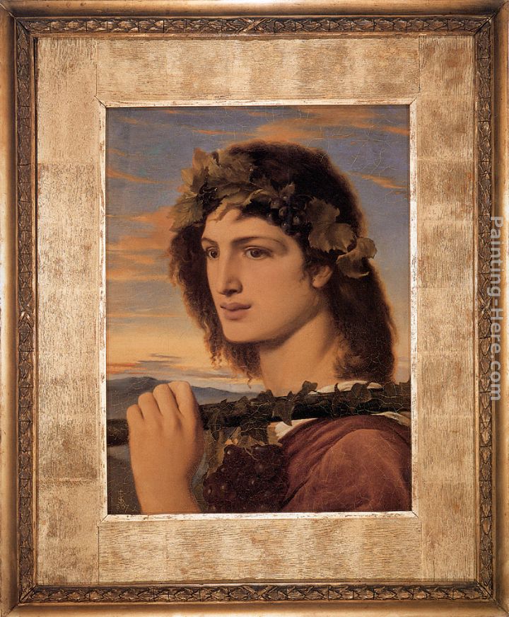 Bacchus painting - Simeon Solomon Bacchus art painting